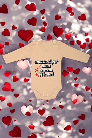 4'lü Paket Teyze Baskılı Pamuk Atlet Zıbın