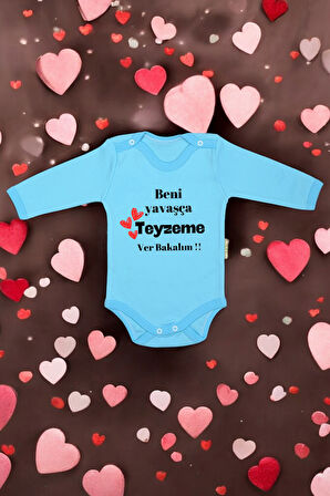 4'lü Paket Teyze Baskılı Pamuk Atlet Zıbın