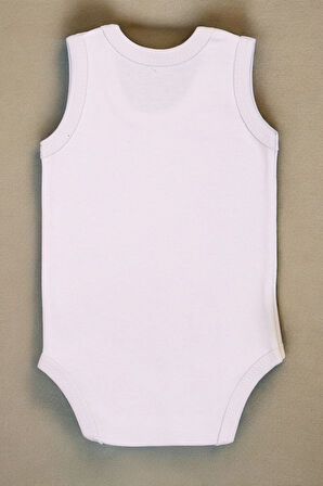 %100 Pamuk Teyzesinin Minik Kuzusu Baskılı Zıbın & Body