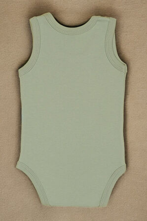 %100 Pamuk Teyzesinin Minik Kuzusu Baskılı Zıbın & Body