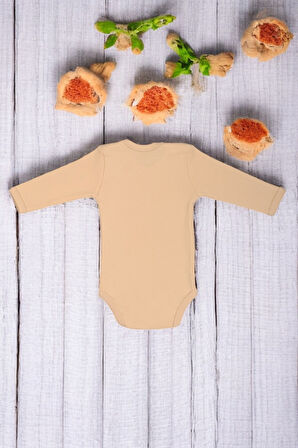 %100 Pamuk Teyzem Bi Tane Baskılı Zıbın & Body