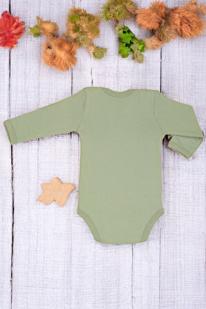 %100 Pamuk Teyzem Bi Tane Baskılı Zıbın & Body