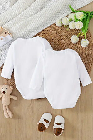 %100 Pamuklu Yumuşak Doku Baskılı Zıbın & Body