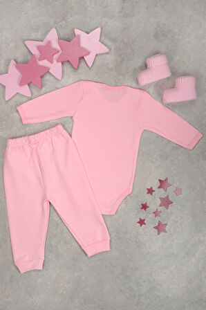 %100 Pamuklu Dedemin Mirasını Yemeye Geldim Baskılı Kız - Erkek Bebek & Çocuk Takım