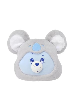 MINISO Care Bears Lisanslı Grumpy Peluş Yastık 35 Cm – Kostümlü Baş Şekilli Dekoratif Minder