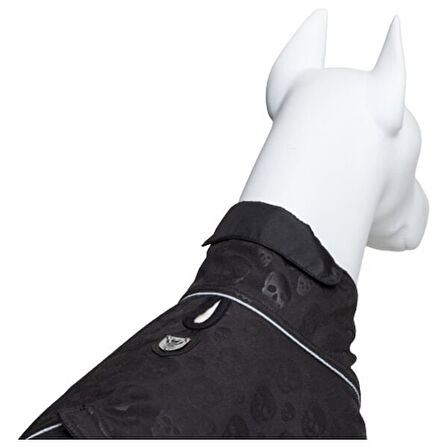 Lindo Dogs Softshell Black Skull Köpek Yağmurluğu Siyah Beden 2