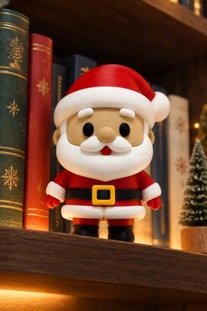 Sevimli Noel Baba Figürlü Dekoratif Biblo