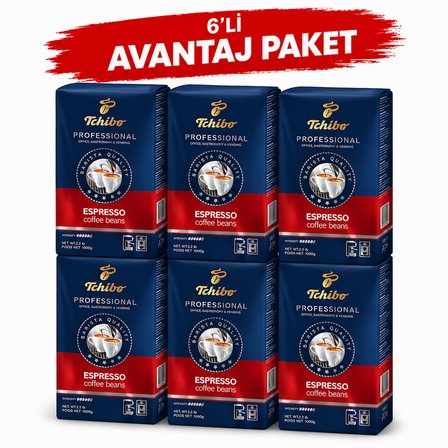 Tchibo Espresso Çekirdek Kahve 6'lı