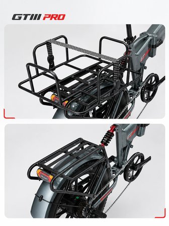 SKYJET GTIII PRO - TRVIII PRO  ELEKTRİKLİ BİSİKLET ARKA ÇANTA DEMİRİ VE LASTİK SET