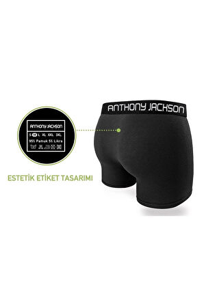 Likralı 6'lı Kutu Premium Erkek Boxer Lıon