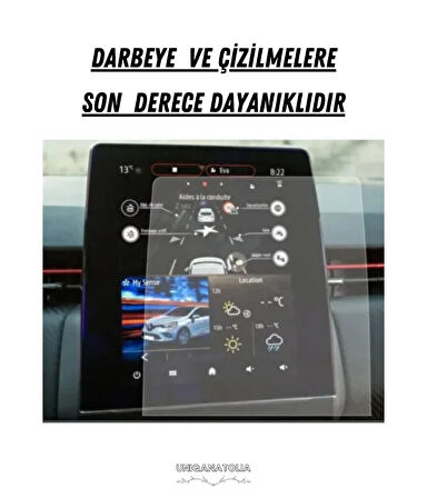 Renault Clio 5 R Link 9.3 İnç Navigasyon ve Multimedya Uyumlu Nano Ekran Koruyucu