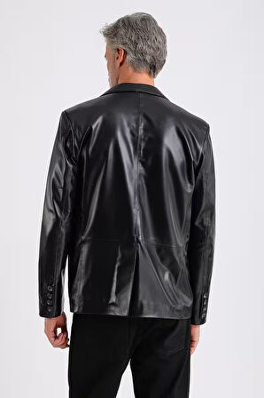 Alba Erkek Deri Blazer Ceket