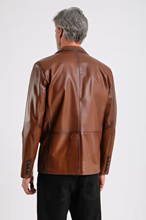 Alba Erkek Deri Blazer Ceket