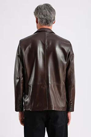 Alba Erkek Deri Blazer Ceket