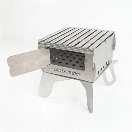 Outdoven X4 | Paslanmaz Çelik Premium Ateş Kutusu & Mangal