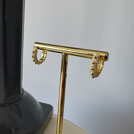 Masaliko Halka Gümüş Küpe Ms3176, 925 Ayar Gümüş,  İthal Ürün