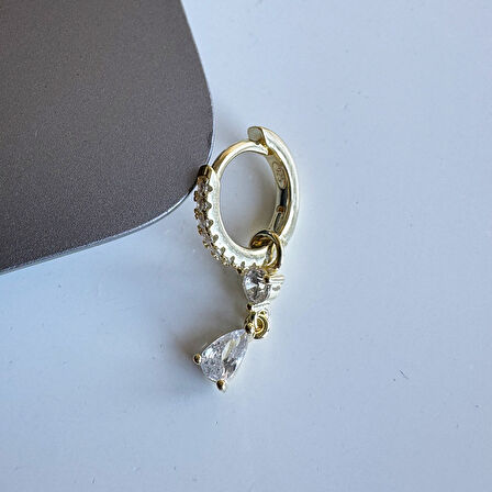 Masaliko Sallantılı Gümüş Küpe Ms3187, 925 Ayar Gümüş,  İthal Ürün