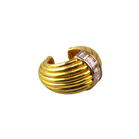 Masaliko Mito 1 Gümüş Kıkırdak Ms3248, 925 Ayar Gümüş, Altın Kaplama