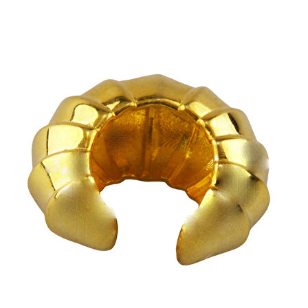 Masaliko Mito 2 Gümüş Kıkırdak Ms3249, 925 Ayar Gümüş, Altın Kaplama