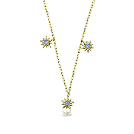 Masaliko Kutup Yıldızı Gümüş Kolye Ms3373, 925 Ayar Kadın Gümüş Kolye