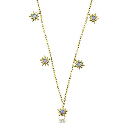 Masaliko Kutup Yıldızı Gümüş Kolye Ms3373, 925 Ayar Kadın Gümüş Kolye