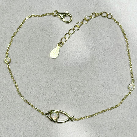 Masaliko Balık Gümüş Bileklik Ms3621, 925 Ayar Gümüş, Minimal Bileklik