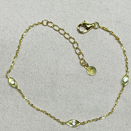 Masaliko Göz Gümüş Bileklik Ms3622, 925 Ayar Gümüş, Minimal Bileklik