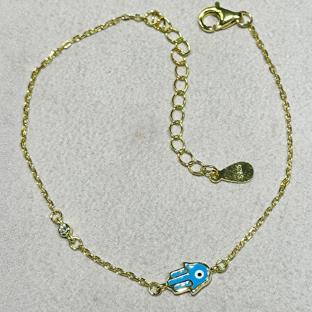 Masaliko Fatma Ana Eli Gümüş Bileklik Ms3625, 925 Ayar Gümüş, Minimal Bilekllik