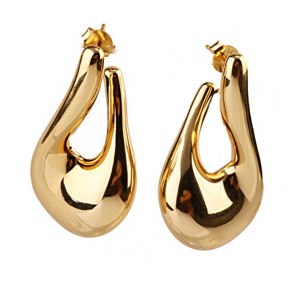 Masaliko Lui S 13 Halka Gümüş Küpe Ms3731, 925 Ayar Gümüş Küpe