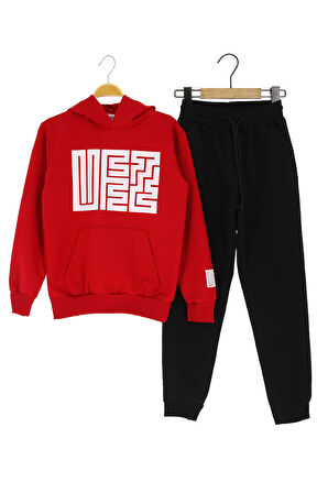 Erkek Çocuk Eşofman Takımı Kapüşonlu