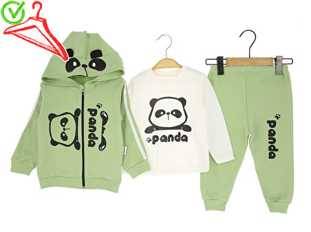 Erkek Bebek Takım Üç Parçalı