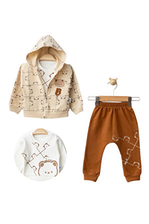Bebek Erkek Takım Üç Parça