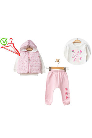 Bebek Kız Takım Üç Parça