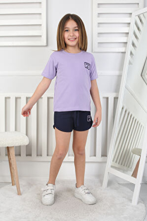 Kız Çocuk Şort Takım