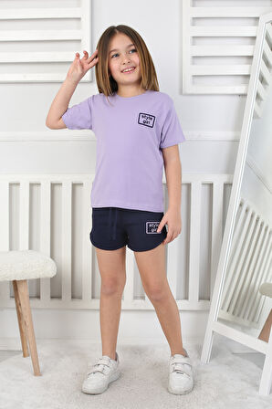 Kız Çocuk Şort Takım