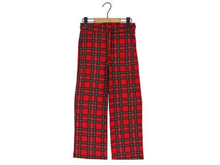 Kız Çocuk Pijama Altı Ekoseli