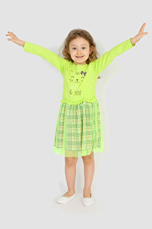 Kız Çocuk Elbise Tüllü