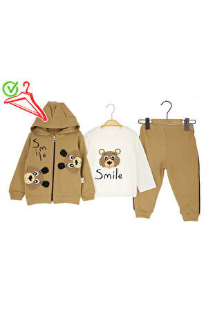 Erkek Bebek Takım 3 Parça