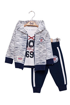 Erkek Bebek Takım 3 Parça