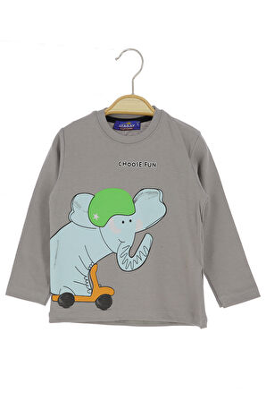 Erkek Çocuk Sweatshirt Fil