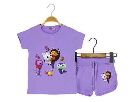 Kız Çocuk Şortlu Takım