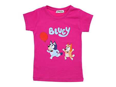 Kız Çocuk T-Shirt Bluey Baskılı