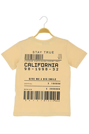 Erkek Çocuk T-Shirt Arkası Baskılı