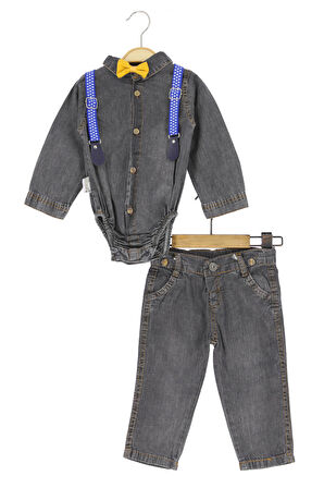 Erkek Bebek Takım Salopetli