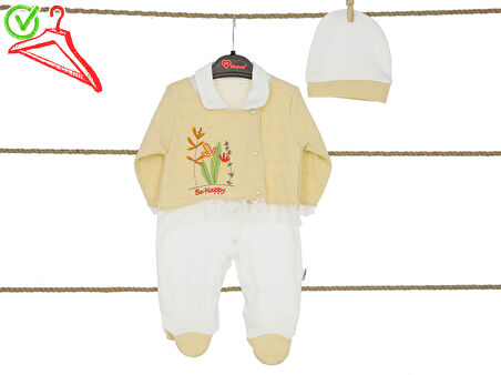 Kız Bebek Tulum Ceketli