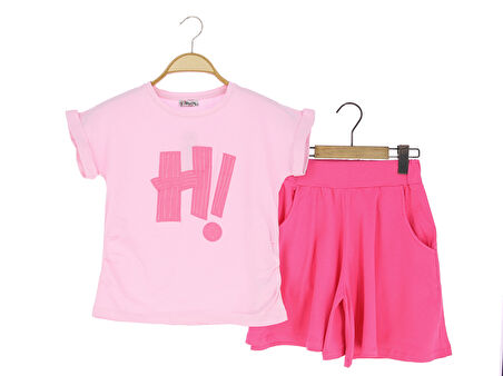 Kız Çocuk Şortlu Takım