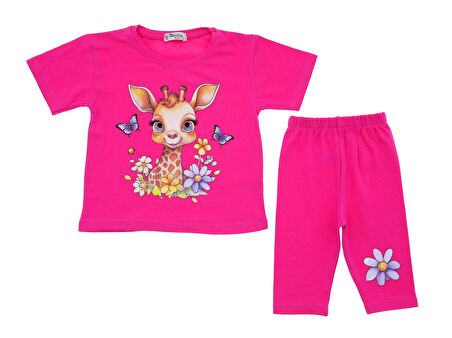 Kız Çocuk Şortlu Takım