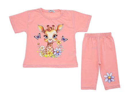 Kız Çocuk Şortlu Takım