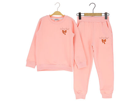 Kız Çocuk Eşofman Takım Nakışlı