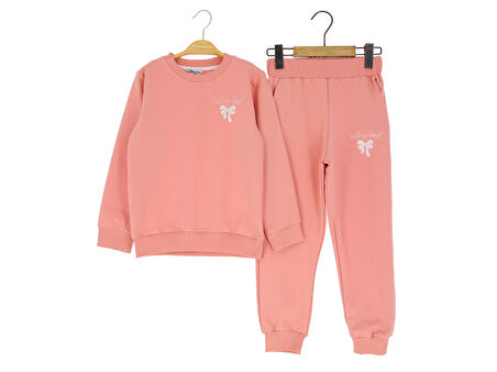 Kız Çocuk Eşofman Takım Nakışlı